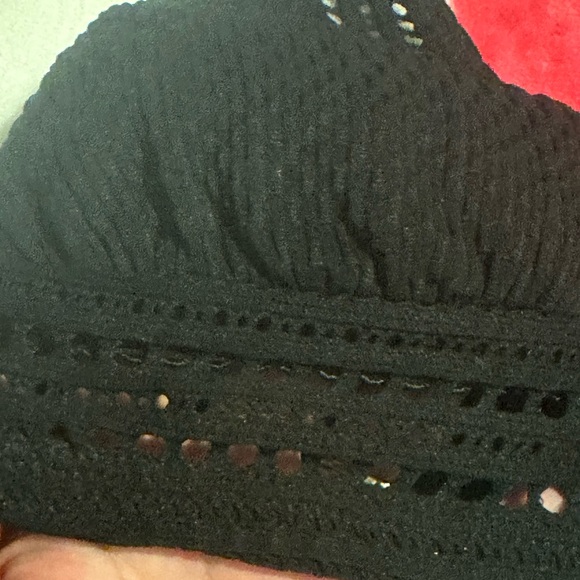 ROBIN PICCONE Perla  bikini halter top black NWT - Picture 8 of 10